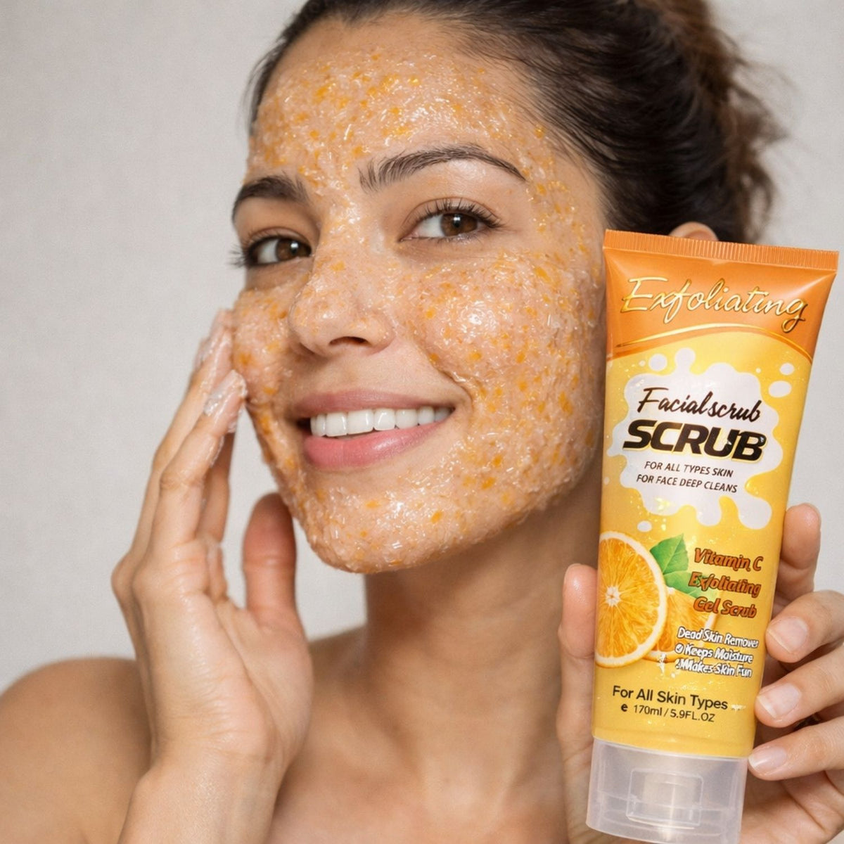 Exfoliante Scrub Vitamin C 170ml WOKALI